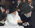 Shomrim Emunah Rebbe - oil painting by Sorah Gorelick