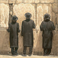 Tisha B'Av at the Kotel - oil painting by Sorah Gorelick